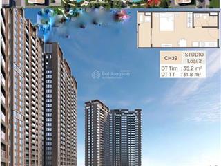 Chốt ngay căn đẹp  studio southern c3l1  dt 32m2, view bể bơi, hướng đn, giá chỉ từ 2 tỷ