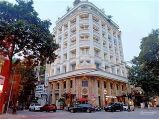 Bán căn khách sạn ô góc 2 mặt phố, mặt phố hàng gai, dt 230m2, mt cả 2 mặt phố 35m