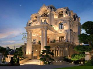 Bán căn biệt thự ô góc kđt mới nghĩa đô ,dt 325m2 sổ x 3 t , mt 2 mặt đường 20m , gía 190 tỷ