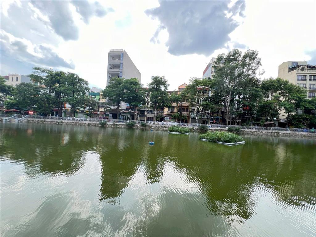Bán nhà mặt hồ trung kính, trần duy hưng hơn 30 tỷ 90 m2 xây 5 tầng ngõ rộng ô tô vào tiện kd