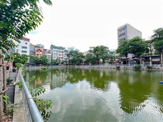 Bán nhà mặt hồ trung kính ngõ 110 trần duy hưng 29,5 tỷ 85m2 xây 5 tầng ngõ rộng ô tô tiện kd