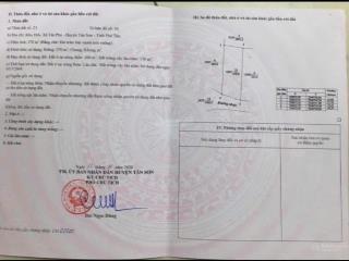 Bán đất sơn thọ xã tân phú, vị trí vàng 270 m², 100 m² đất ở đông dân cư, tiện ích hoàn hảo