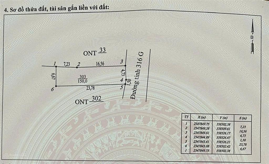 Bán đất trục chính thượng nông 150m2 mt6m, cách hà nội 10p di chuyển giá chỉ hơn 2 tỷ