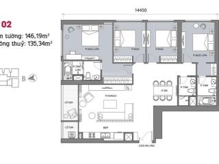 Chính chủ gửi bán căn 4 phòng ngủ, dt 146m2, view hồ tây,  mr hùng 0987 709 ***