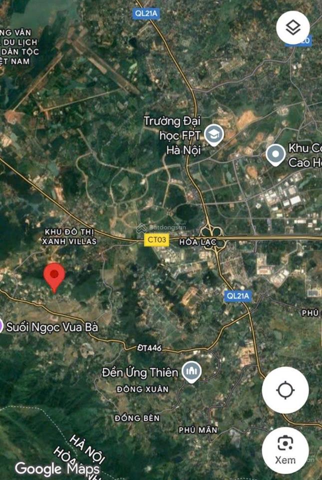 Siêu phẩm nghỉ dưỡng tiến xuân hòa lạc full sổ 16.885,6m2 có 2.168,8m2 đất ở cách tl446 chỉ 200m