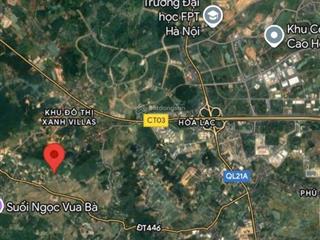 Siêu phẩm nghỉ dưỡng tiến xuân hòa lạc full sổ 16.885,6m2  có 2.168,8m2 đất ở cách tl446 chỉ 200m