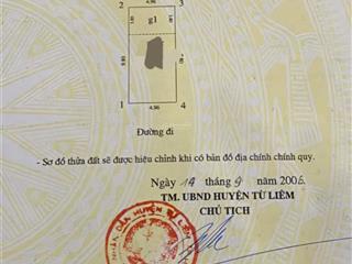 Bán nhà 5 tầng 50m2 khu phân lô đại học cảnh sát