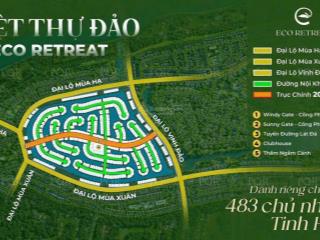 Biệt thự đảo eco retreat  quỹ căn độc quyền đẹp