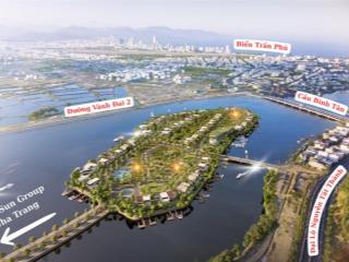 Bán đất nền biệt thự đảo hoa sen sát bên khu đô thị hỗn hợp sun nha trang, sông quán trường