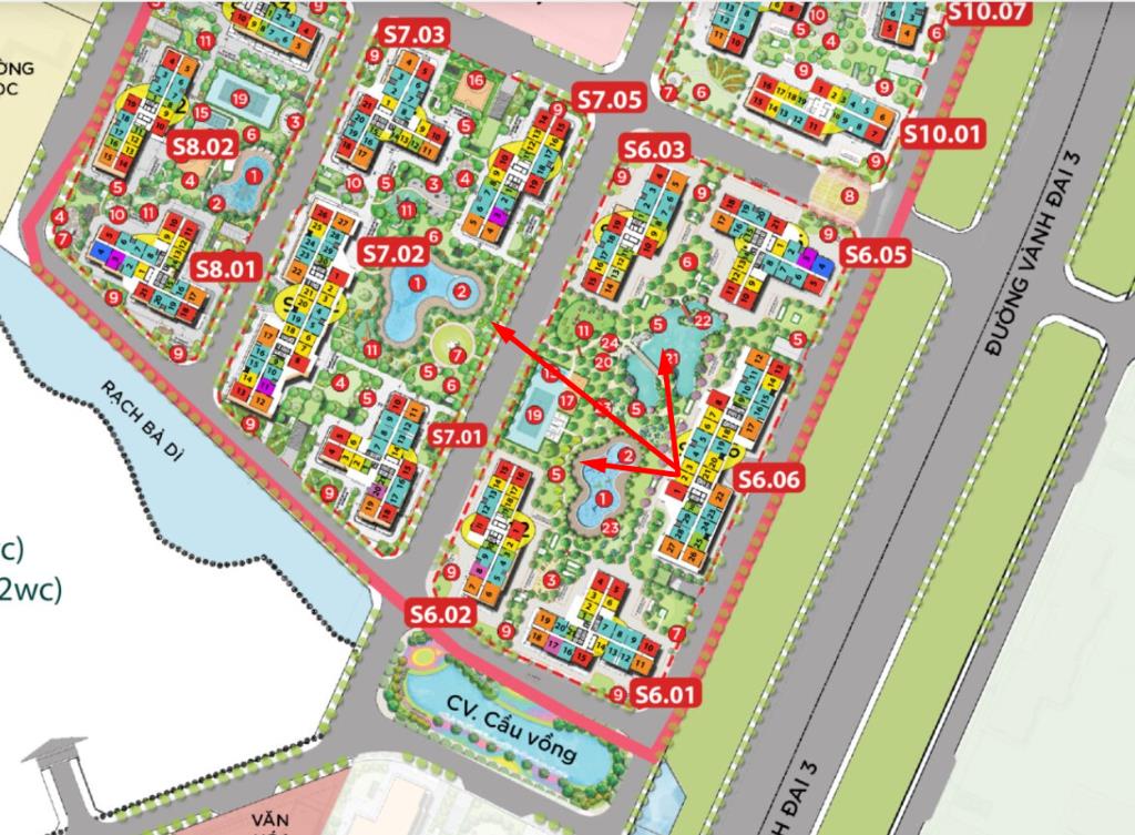 Chính chủ cần bán CH 1N+ Origami VH Grand park view siêu đẹp tttđ 480N trục 02 tòa S606