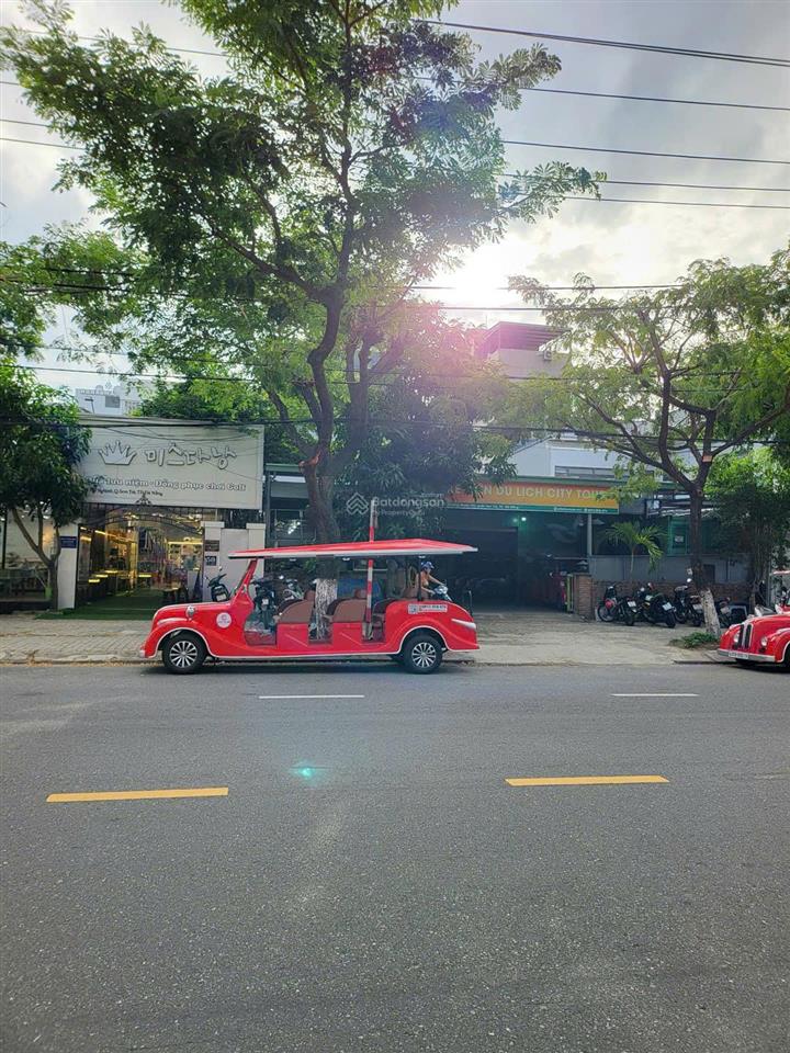 Bán đất hồ nghinh, sơn trà góc 2 mặt tiền 262m2 ngang 10,7m. ra biển 400m, quy hoạch xây 12 tầng