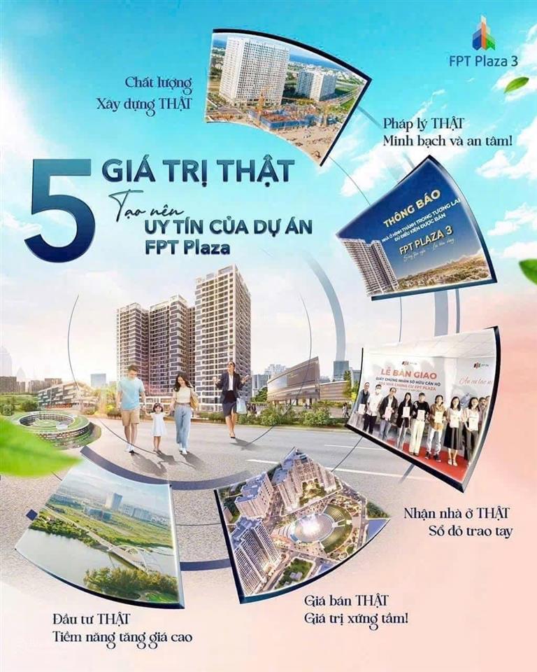 Hàng hiếm tại fpt plaza 3, 3,9 tỷ, 73,5m2, 3pn, 2wc, đà nẵng