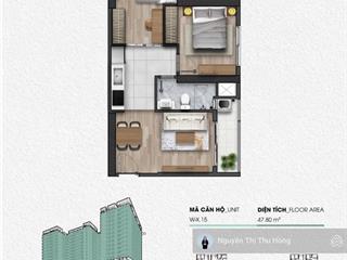 Duy nhất 1 căn 2pn1wc fpt plaza 3 giá 2,3 tỷ 47m2  0906 565 ***
