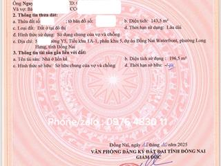 Chủ kẹt tiền cần bán gấp căn nhà phố izumi gd1. diện tích 143,5m2(7x20,5). sổ hồng sẵn sang tên