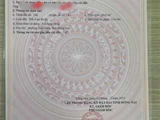 Bán đất đường xe hơi phường bình đa, biên hòa 2,2 tỷ/lô tam hiệp (p.bình đa cũ), gần dốc