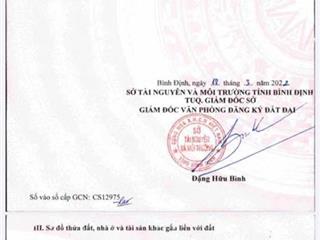 Bán đất gần biển Đề Gi, tại Đức Phổ 2, Phù Cát, Bình Định. 8x25m(553 tr) 100% thổ cư.