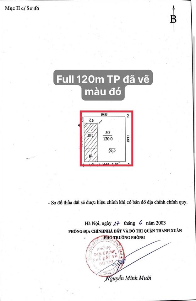 Bán đất tại bùi xương trạch, hạ đình, thanh xuân, hà nội, 8,9 tỷ, 120m2