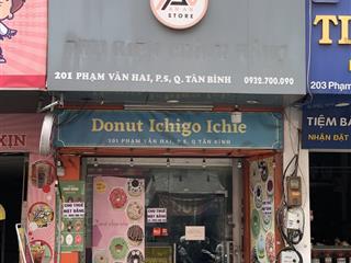 Mặt bằng kinh doanh đường phạm văn hai, quận tân bình