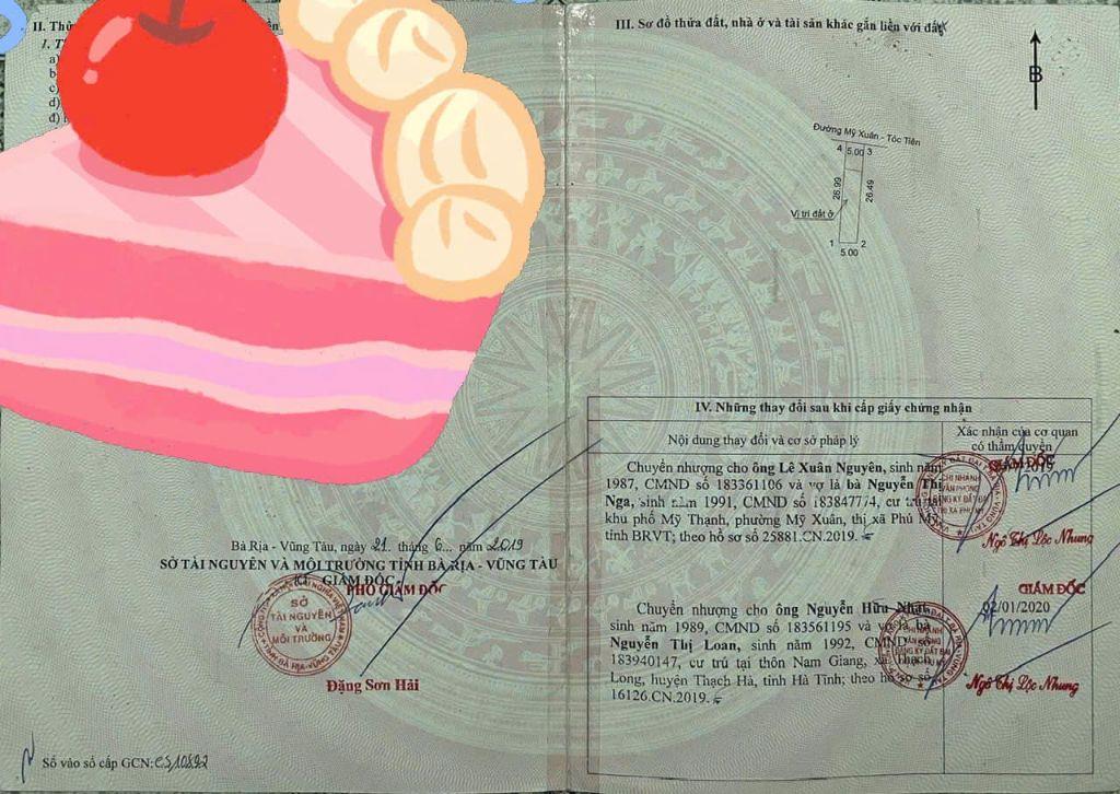 *Nhận Chính Chủ,Mặt Tiền Mỹ Xuân Tóc Tiên Phú Mỹ 5*27*98Tc, chỉ 1.5T