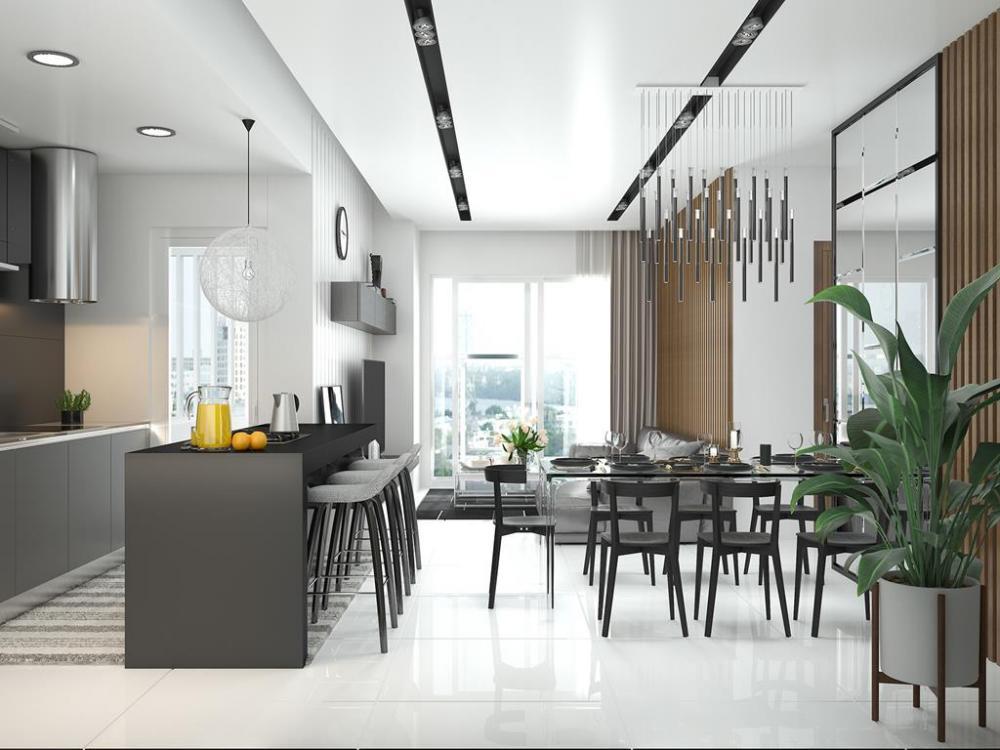 Cho thuê căn hộ 2pn, 91m2 nhà đẹp, nhiều tiện ích tại the infiniti riviera point, q7, 0914 574 ***