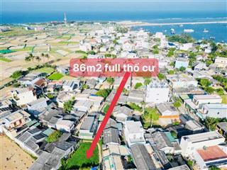 Quangvinh chào bán lô 86m2 full thổ cư. 860tr/lô
vị trí gần bãi tắm thắng cảnh hang cau và sân bay