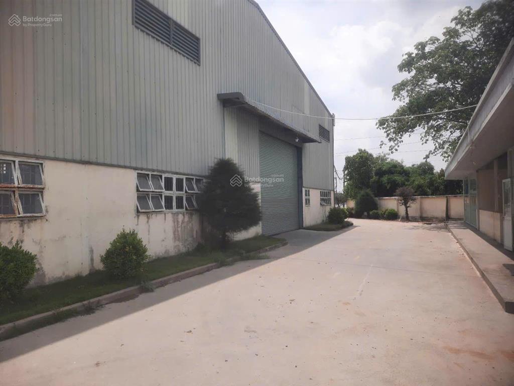Cho thuê kho xưởng 2.100m2 cần giuộc. hệ thống pccc, điện bình sản xuất