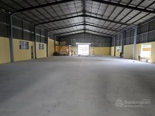 Cho thuê kho xưởng trần đại nghĩa, tân kiên. dt 2.300m2, xưởng 1.100m2. hệ thống pccc, điện bình