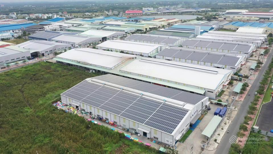 Cho thuê kho xưởng 2100m2 kcn bến lức. hệ thống pccc tự động