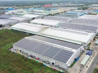 Cho thuê kho xưởng 2100m2 kcn bến lức. hệ thống pccc tự động