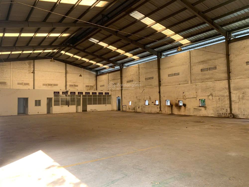 Cho thuê kho xưởng 1.100m2 cần giuộc. hệ thống pccc, xe container 24/24