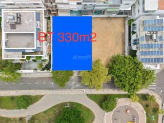 Bán đất biệt thự vcn p.phước hải, tp.nha trang 330 m2, hướng nam đối diện công viên giá 24.75 tỷ
