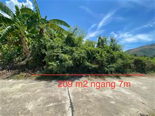 Bán đất 209 m2 có 70 m2 thổ cư, ngang 7m dài 30m, đường ô tô thông, giá 2.1 tỷ diên toàn, d.khánh!