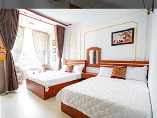 Bán khách sạn mặt tiền đường mê linh, 6 tầng có 15 phòng, giá 17.5 tỷ khu tt bàn cờ nha trang