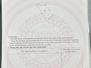 Chỉ 2,x tỷ sở hữu ngay lô đất 800m tại cốc đồng tâm, xã ba vì, hà nội.mặt tiền hơn 20 m nở hậu.