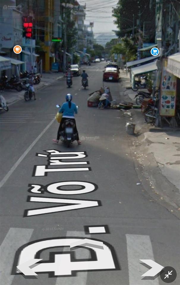 Bán đất tặng nhà cũ mặt đường võ trứ khu bàn cờ nha trang 146m ngang 5,41m nở hậu giá 20tỷ500