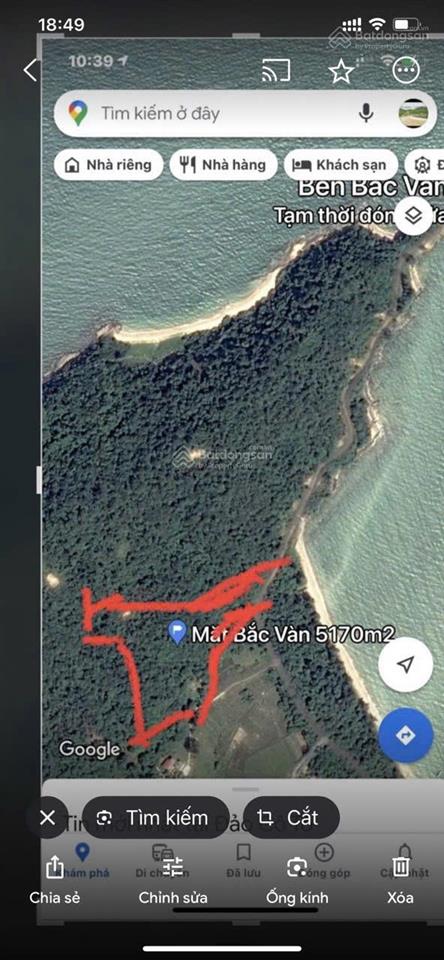 Đất biển cô tô  mặt đường cảng bắc vàn  view đảo cô tô con