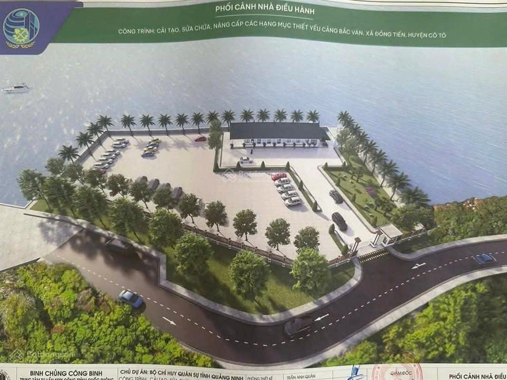 Đất biển cô tô  mặt đường cảng bắc vàn  view đảo cô tô con
