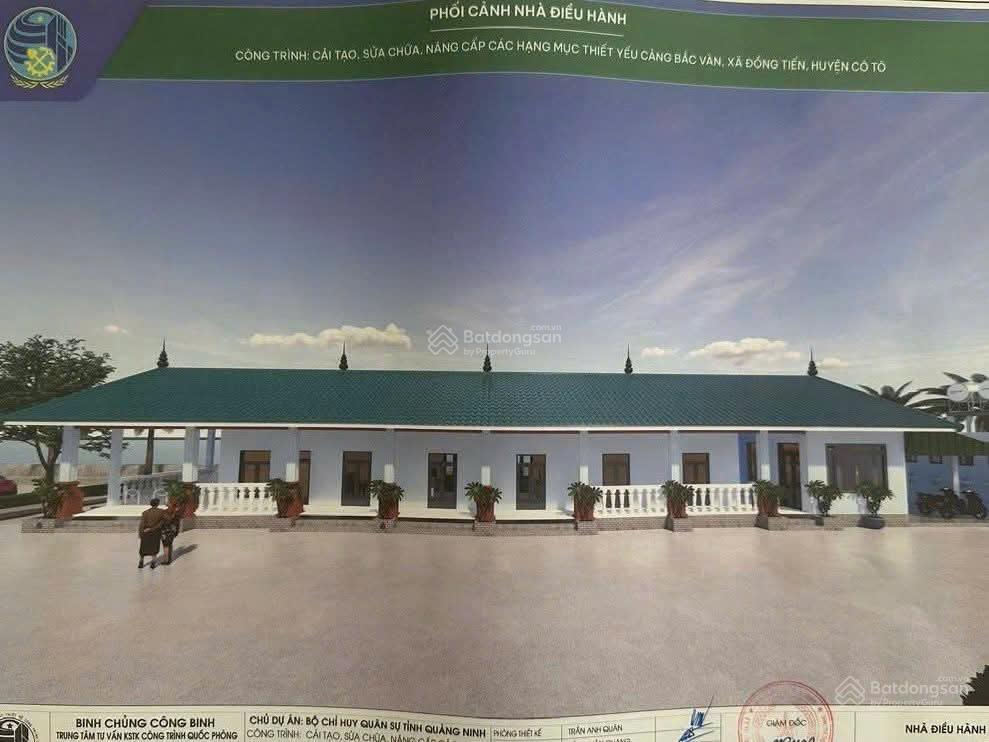 Đất biển cô tô  mặt đường cảng bắc vàn  view đảo cô tô con