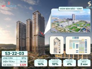 Sky m giá tốt nghe là chốt 36.04m2 hướng đông nam view biển, alo em để sở hữu