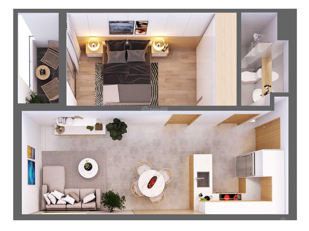 Bán nhanh officetel 43m2 chỉ 2 tỷ chuẩn bị nhận nhà tại dự án aurora residence