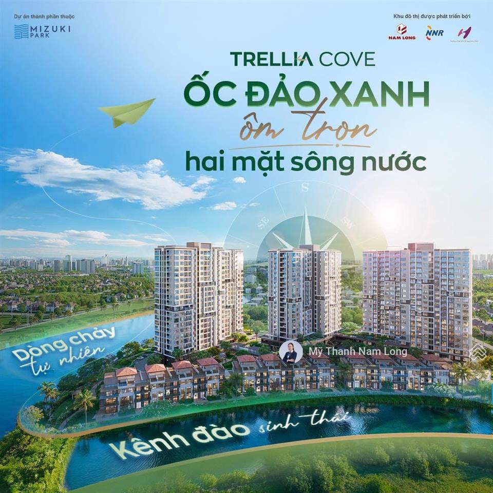 Mở bán căn hộ mới trellia cove kđt mizuki nam long. thanh toán theo tiến độ. gói vay 0%. ưu đãi 11%