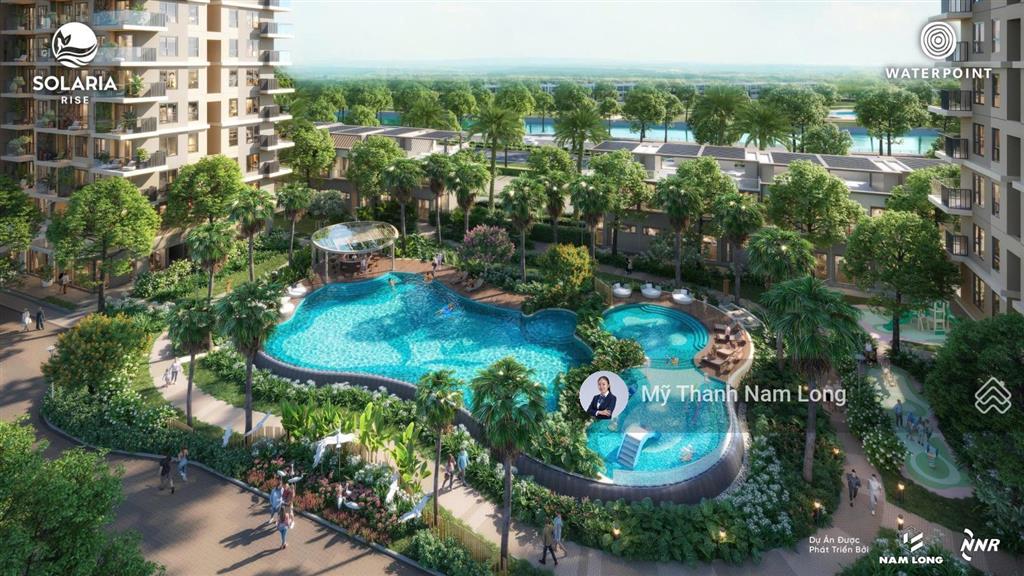 Căn hộ nghỉ dưỡng solaria waterpoint. thanh toán 24 tháng. chỉ 20% đến khi nhận nhà. 5% kí hđmb