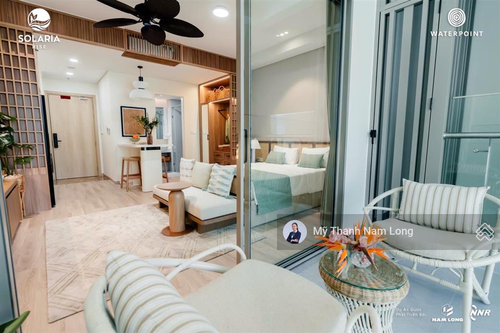 Căn hộ nghỉ dưỡng solaria waterpoint. thanh toán 24 tháng. chỉ 20% đến khi nhận nhà. 5% kí hđmb