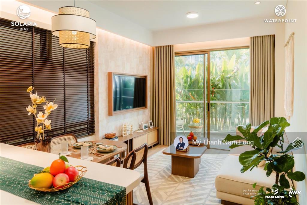Căn hộ nghỉ dưỡng solaria waterpoint. thanh toán 24 tháng. chỉ 20% đến khi nhận nhà. 5% kí hđmb
