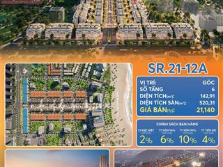 Căn ngoại giao giá rẻ nhất dự án sora bay  hạ long, 141m2, xây 6 tầng 1 tum, giá chỉ 19 tỷ