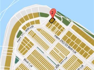 Bán đất nền villas 2 mặt tiền khu compound view trực diện sông., phường 13, đường bình lợi.