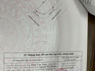 Bán lô góc đường 10.5m bùi tấn diên giao với lê sao, kđt phước lý