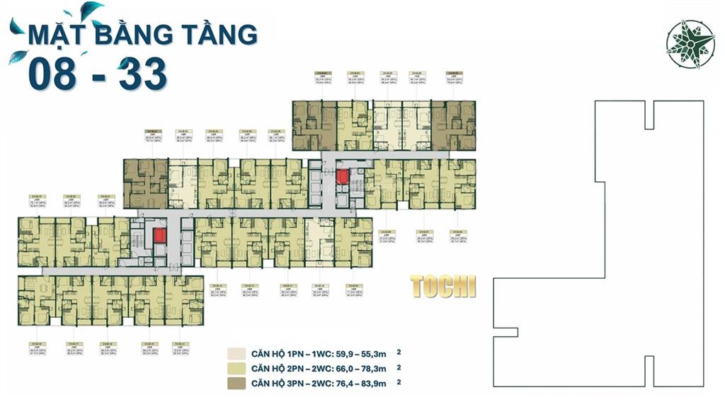 Chuyển nhượng căn officetel happy one mori  37.7m² tầng 04 hướng đông nam, giá tốt