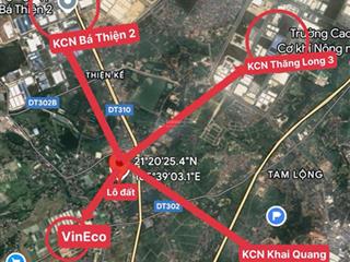 Chính chủ bán lô đất trung tâm lõi các khu công nghiệp lớn tại tt.gia khánh bình xuyên 72,2m2 1,2tỷ 0988296228
