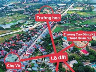 🌹Bán Lô Đất Hiếm trung tâm TT. Gia Khánh cách chợ Vồ chỉ 100m 77m mt6,5m 2,05 tỷ 0988296228